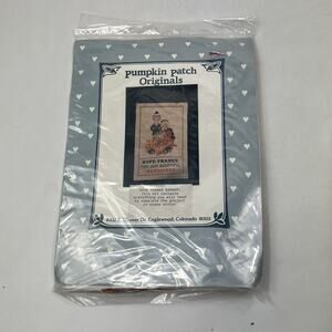 Pumpkin Patch Originals Give Thanks Banner Vintage Cross Stitch Kit Thanksgiving